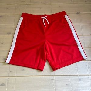 Kids boys red short  art class NWT